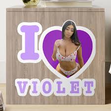 VIOLET Sticker for Sale by uaintnevalie | Redbubble