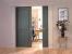 Interior Frosted Glass Pocket Door