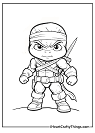 ninja turtle coloring page