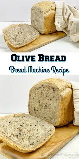 If You Like Olives And Are Looking For A New Bread Recipe To Try I Have Just The Recipe F Bread Machine Recipes Bread Recipes Homemade Homemade Muffins Recipe