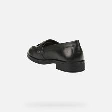 Geox Agata Junior Girl Black Loafers Geox Fw 19 20