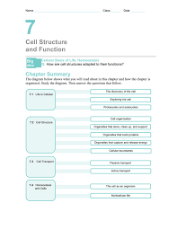 All formats available for pc, mac, ebook readers and other mobile devices. 7 Cell Structure And Function