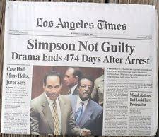 Oj Simpson Newspaper Ebay Historical News Newspaper Front Pages Historical Newspaper