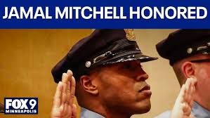 Minneapolis police honor Officer Jamal Mitchell, others who responded to  mass shooting