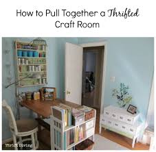 It was time for a change, so i designed a new craft wall space where i. How To Pull Together A Thrifted Craft Room Thrift Diving Blog