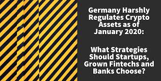 Interesting projects and signals that inspire them. Germany Harshly Regulates Crypto Assets As Of January 1 2020 What Are The Best Strategies For Blockchain Startups Fintechs Banks Exchanges And Industrial Companies By Philipp Sandner Medium