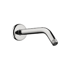 Hansgrohe 04186003 Chrome Standard 9 Shower Arm With Escutcheon Plate And 1 2 Male Inlet Shower Arm Hansgrohe Polished Nickel