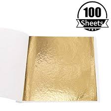 Each book contains 25 leaves. Imitation Gold Foil Sheets Kinno B Gold Leaf Paper For Furniture Arts Decoration Handcrafts Picture Frames Gilding Buy Online In Aruba At Aruba Desertcart Com Productid 192099571