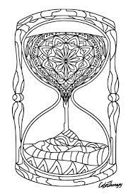 Hourglass To Color Using Color Therapy App For Iphone And Ipad Try This App For Free Get Colortherap Coloring Pages To Print Coloring Pages Color Therapy App