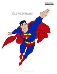 Superman coloring pages for kids. Superman Coloring Page Super Fun Coloring