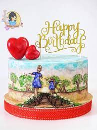 If you feel the same way for your little angel, write sweet quotes on a greeting card for your. Mum Daughter Mother Birthday Cake Birthday Cake For Mum Mom Cake