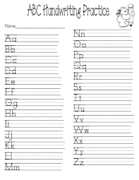 Abc Practice Kindergarten Handwriting Worksheets Handwriting Worksheets Alphabet Handwriting Practice Alphabet Writing Practice
