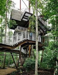 It is one of the most remarkable works of treehouse architecture created in this young decade, a modern monument by mithun architects. Sustainability Treehouse Aia Top Ten