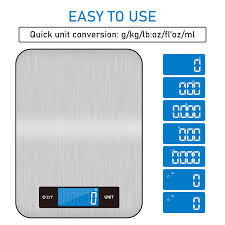 Kitchen scale 10kgs is how many lbs of turkey. Buy Food Scale 22lbs 10kg Digital Food Kitchen Scale Weight Grams And Oz For Cooking Baking 1g 0 04oz Precise Graduation 304 Stainless Steel Tempered Glass Great Platform Waterproof Easy Clean Online In Nigeria B091y3qtd5