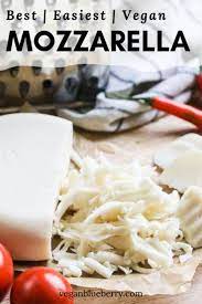 Make This Easy Vegan Mozzarella Cheese Recipe And Your Life Will Be Forever Changed Made In Your Ble Vegan Cheese Recipes Vegan Mozzarella Vegan Pizza Cheese