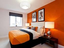 Of course, if you're going for these colors for your house interiors, so do you. 20 White Bedroom Ideas That Bring Comfort To Your Sleeping Nest Orange Bedroom Walls Orange Bedroom Decor Bedroom Interior