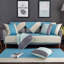 If you love experimenting and adding a little fun to your living room design, this could be the perfect this design takes an interesting approach by creating a somewhat double deckered look. Double Color Matching Sofa Cover Cotton Slip Resistant Sofa Towel Chair Covers Mats Living Drawing Room Decorative L Shaped Sofa Cover Aliexpress