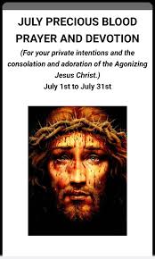 JULY is dedicated to the Most Precious Blood of Our Lord Jesus Christ! ♥️
