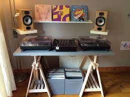 I've created instructions so you can copy it exactly, and some tips for modifications. Diy Dj Stand Dj Table Dj Booth Dj Room