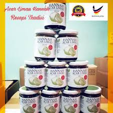 Acar limau ini perlu dibiarkan selama seminggu atau lebih baru sedap dimakan. Resepi Acar Limau