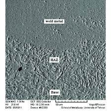 The Microstructure Of Weld Metal And Haz Of Sample 3 Austenitizied At Download Scientific Diagram