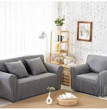 See our picks for the best 10 sofa protectors in uk. Cotton Striped Sofa Chair Covers Stretch Tight Wrap Slip Resistant Elastic Couch Protector Slipcover