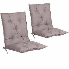 Cuscino per sedia con schienale alto, facile da pulire, di colore nero, per sedia da giardino, rivestimento con cinghia di fissaggio le dimensioni sono di circa:121 cm x 50 cm x 6 cm (altezza x larghezza x profondità). Cuscino Con Schienale Per Sedie Viscoelastico Detex Set Da 2 Cuscini Sedie Cuscino Imbottito Cuscini Da