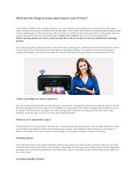 Such models include the epson ecotank and canon megatank range. Troubleshooting Epson Laser Printer Support By Daisy Wyatt Issuu