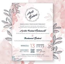Template undangan nikah ini sudah siap edit yang nantinya akan ada dalam berbagai macam format seperti.cdr yang dibuka di software coreldraw dan undangan pernikahan format psd yang bisa dibuka di software photoshop. Caption Undangan Pernikahan Di Instagram Studi Indonesia