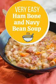 Slow Cooker Ham Bone And Navy Bean Soup Lisa S Dinnertime Dish Recipe Slow Cooker Ham Bean Soup Navy Bean Soup