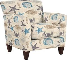 Upholstered Beach Fabric Accent Chairs And Ottomans By La Z Boy Beach Furniture Beach Fabric Beach House Decor