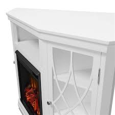 Corner electric fireplace corner gas fireplace white corner fireplaces. Real Flame Lynette 56 26 In W White Fan Forced Electric Fireplace 1750e W Rona