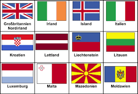 Laden sie hier ihr kostenloses farbbild der walisischen flagge herunter. Flaggen Der Europaischen Lander In Alphabetischer Reihenfolge Medienwerkstatt Wissen C 2006 2021 Medienwerkstatt