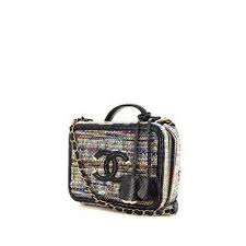 Comes complete set with excellent used condition medium easy flap chanel bag, dark red/burgundy color with ruthenium hw. Chanel Vanity Vanity Case 337406 Collector Square