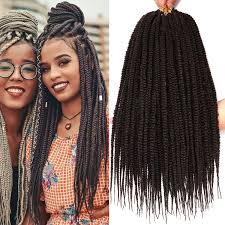 Box braids can be done on any kind of hair. Amazon Com 7 Packs 18 Inch Box Braids Crochet Braids Hair Extensions Synthetic Braiding Hair 3x Box Braid Crochet Hair 18 Inch Light Brown Beauty