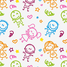 Creiamo le bozze del disegno di un cavallo e le una mostra, almeno per ora: Pellicola Adesiva Per Mobile Bambini Stilizzati Tenstickers
