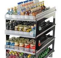 Cooler Racks for Retail Store Shelf Merchandising Systems