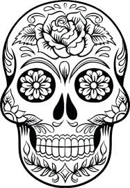 Pin By Julie Stephen On Tatt Skull Coloring Pages Sugar Skull Stencil Skull Stencil