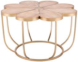 Tables Margarita 30 Wide Wood And Gold Finish Flower Accent Table In 2020 Gold Accent Table Unique Accent Tables Accent Table