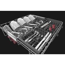 Kitchenaid dishwasher in black stainless steel. Kitchenaid 5 Cycle Built In Dishwasher At Menards