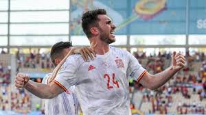 In the 20th minute, pedri passed the ball back to his goalkeeper, unai simon. U5e3pdfrurfm0m