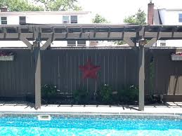 Pergola For Shade And Has 2 20 Ft Solar Panels For Pool Heat By Integrity Solar Pergola Solar Pool Heater Solar Pool Heaters