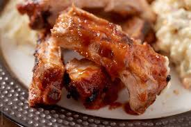 Plate Of Ribs At Messy Barbecue Spare Rib Dinner Party By Jeff Wasserman