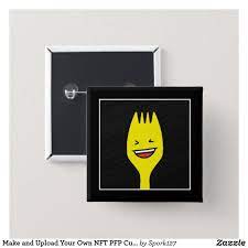 Make And Upload Your Own Nft Pfp Custom Crypto Button Zazzle Com In 2021 Custom Buttons Disney Gifts Simple Gifts