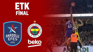 4 galibiyet alan şampiyon oluyor. Erkekler Turkiye Kupasi Finali Fenerbahce Beko 80 70 Anadolu Efes Youtube
