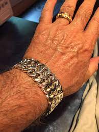 Men S Jewelry Rugged Id Style Stainless Steel Cross And Snake Curb Chain Bracelet Bracelets