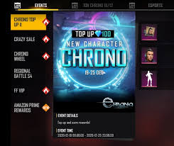 There is another event known as jigsaw puzzle where players need to find a total of five code combinations and after unlocking the five pieces, a cyber swing baseball bat skin will be redeemed as a reward. New Character Chrono Top Up Event 19 25 Dec Thulung Free Fire Diamond And Pubg Top Up Center Facebook