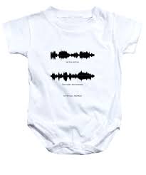 Disney Movie Frozen Music Waveform Print Poster Onesie For Sale By Lab No 4 The Quotography Department