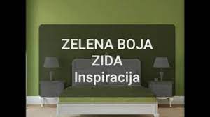 Unutarnjim bojama štitimo i dekoriramo zidne i stropne površine. Zelena Boja Zidova Inspiracija Youtube