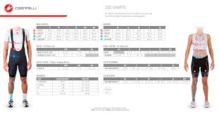 26 Exact Castelli Bib Size Chart